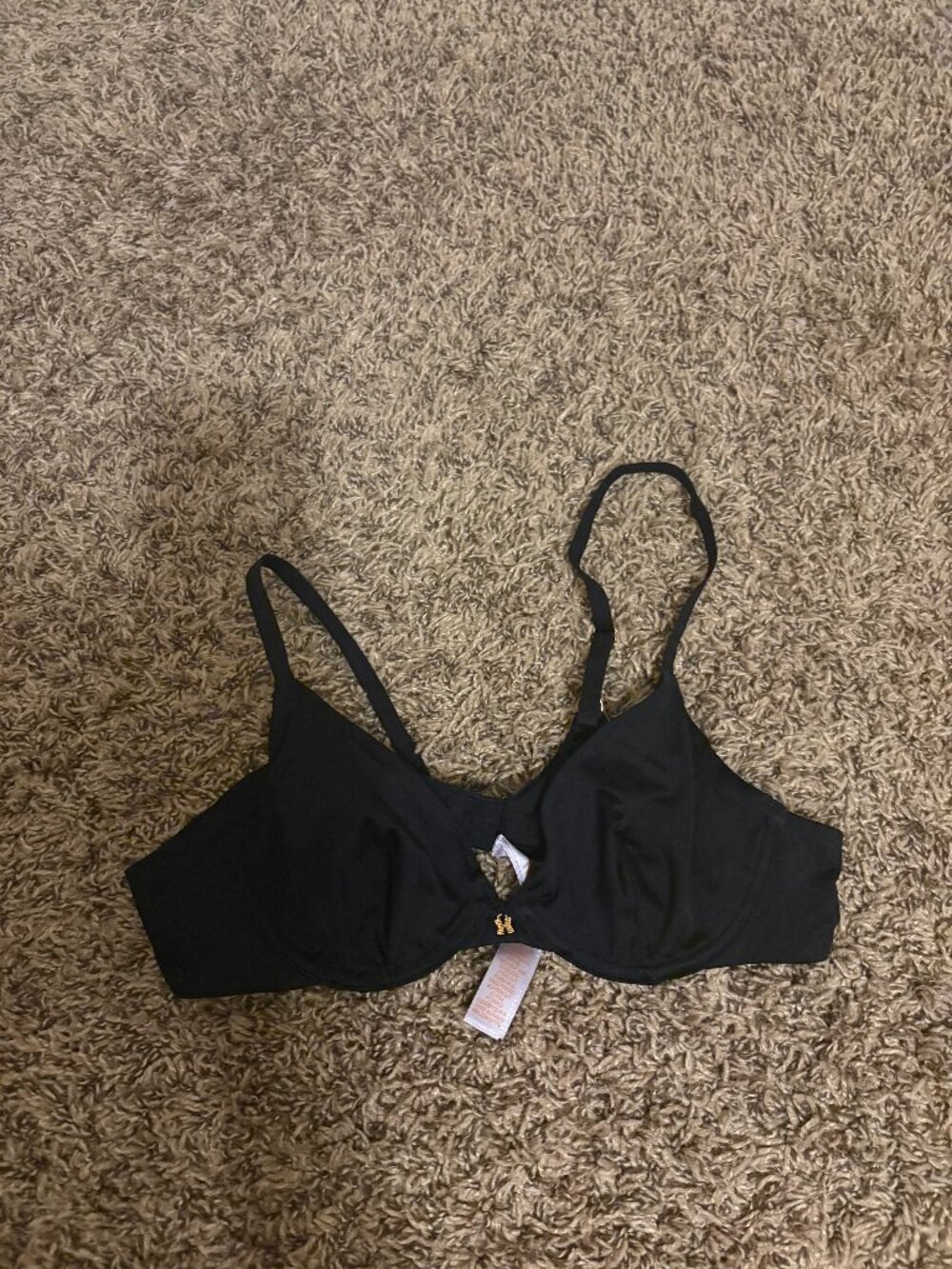 Savage X Fenty Bralette Black 34A  Hook and Eye Closure NEW NWOT Underwire Nylon